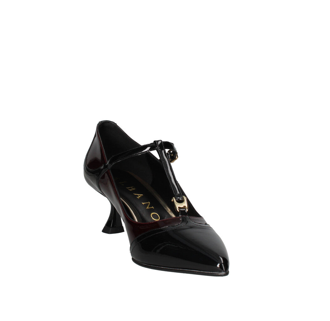 ALBANO DECOLLETE' Donna 2937 NERO E BORDÒ