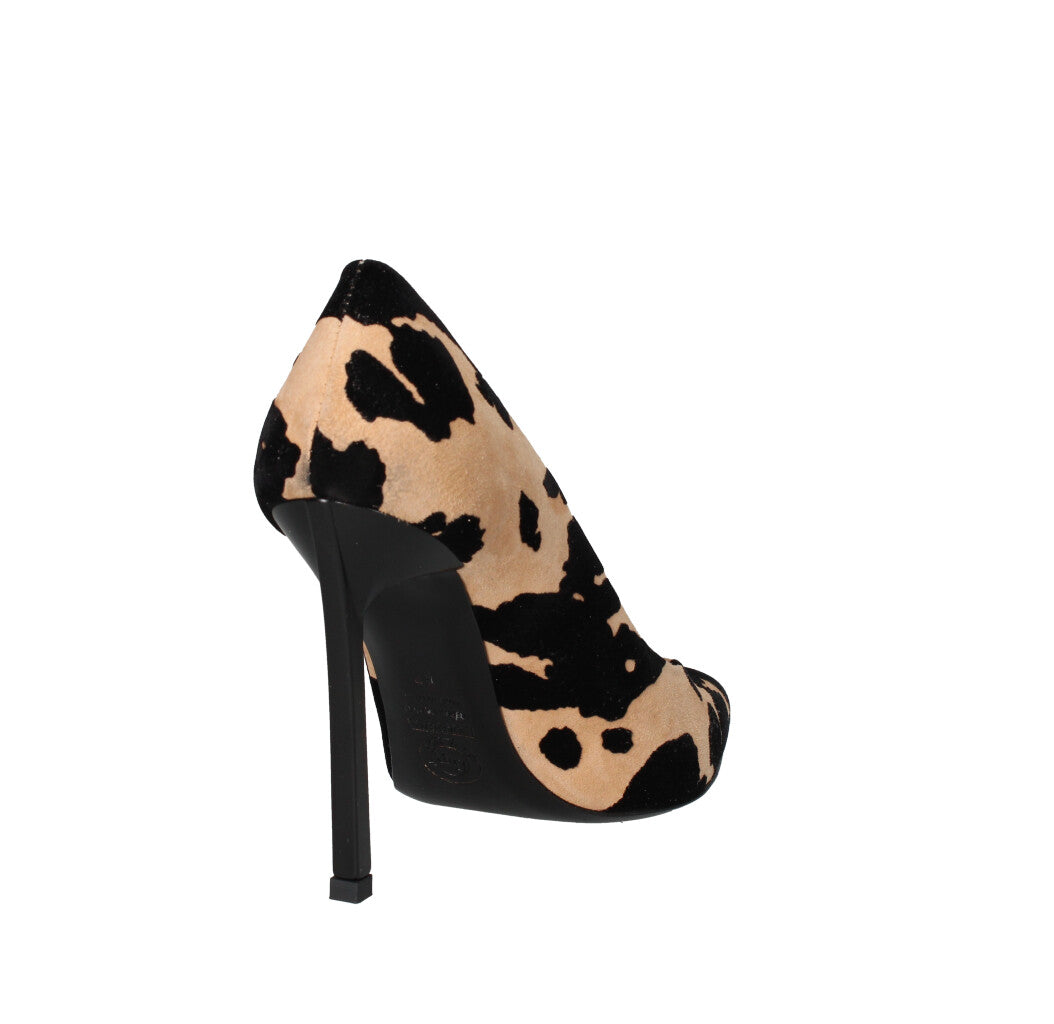 G.P BOLOGNA DECOLLETE' Donna 1104 MUCCA BEIGE NERO