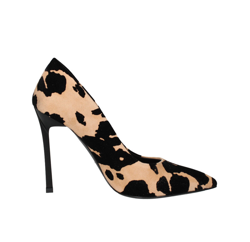 G.P BOLOGNA DECOLLETE' Donna 1104 MUCCA BEIGE NERO