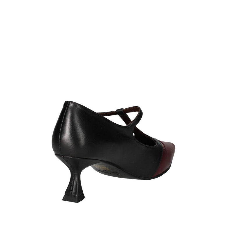 LA VITRINA DECOLLETE' Donna TAORMINA50B NERO E BORDÒ