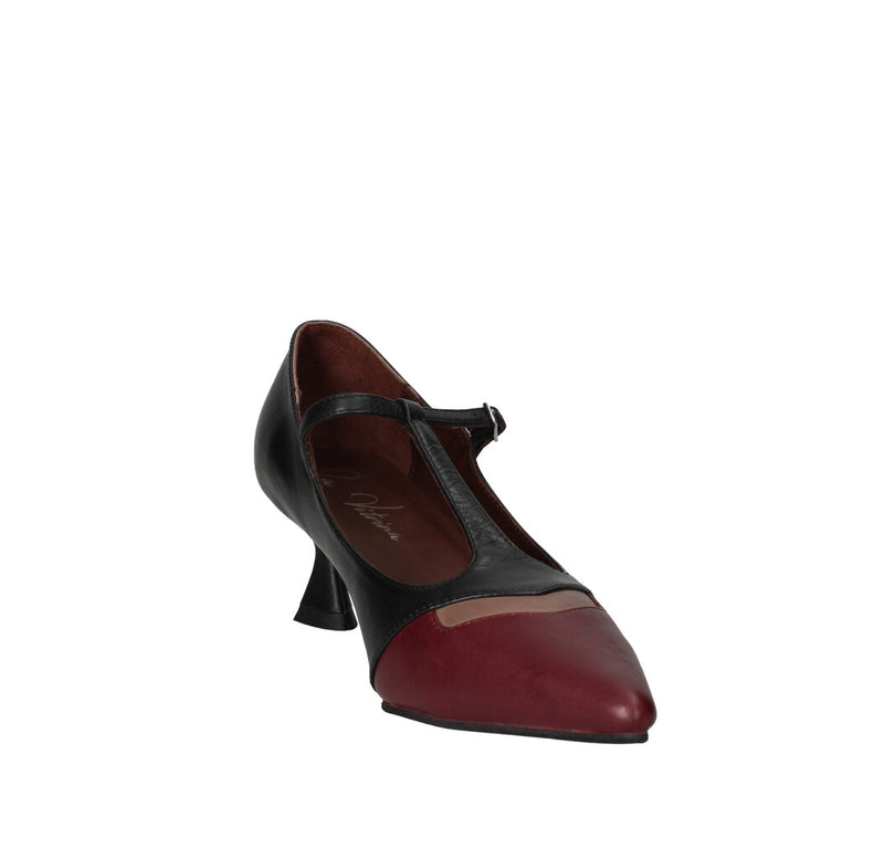 LA VITRINA DECOLLETE' Donna TAORMINA50B NERO E BORDÒ