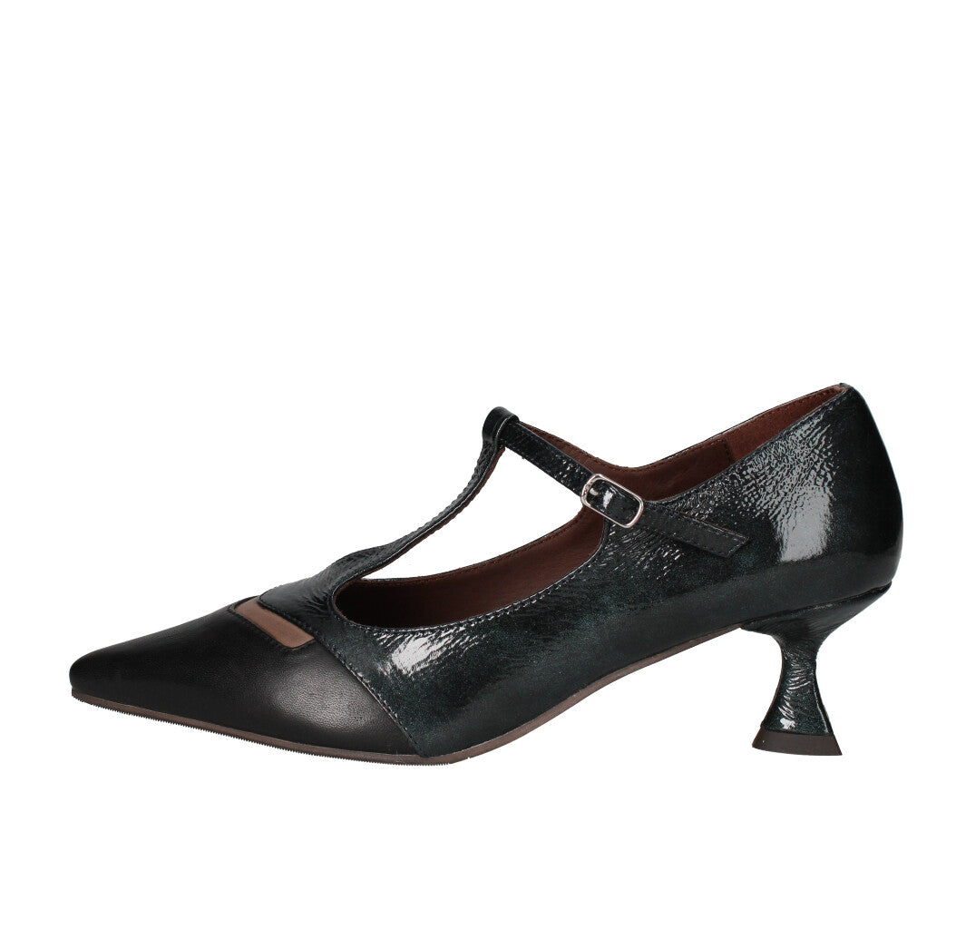 LA VITRINA DECOLLETE' Donna TAORMINA50B VERDE E NERO