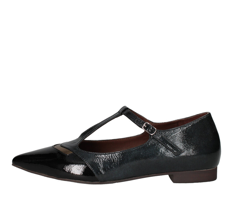 LA VITRINA DECOLLETE' Donna TAORMINA10 VERDE E NERO