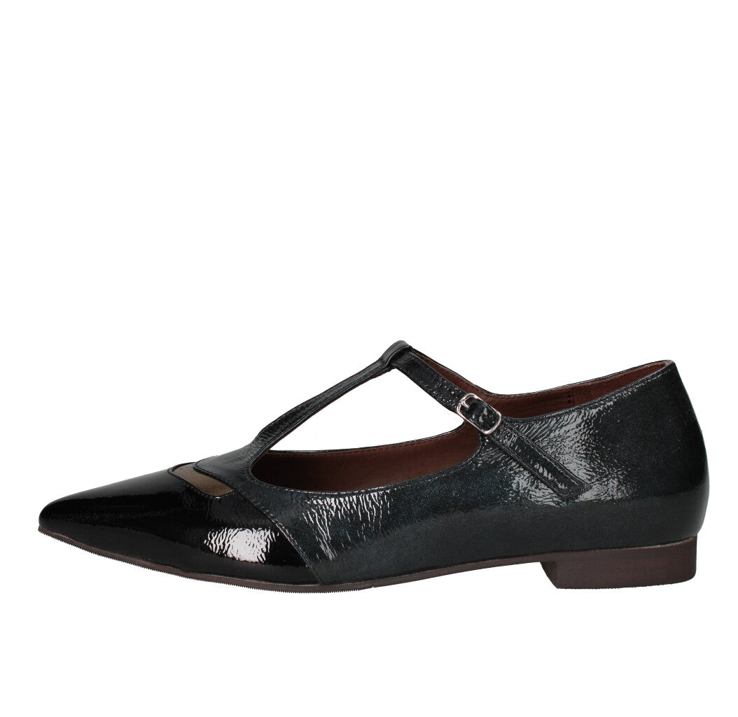 LA VITRINA DECOLLETE' Donna TAORMINA10 VERDE E NERO