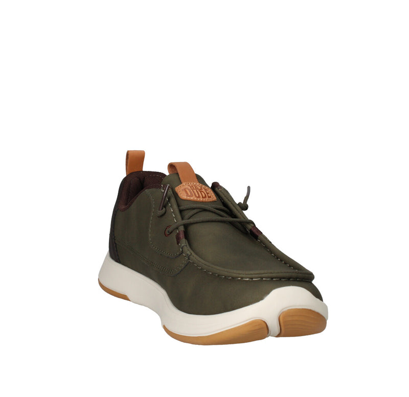 HEY DUDE SNEAKERS  WALLY DRIFT CLASSIC VERDE