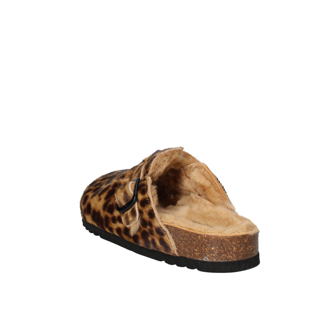 SCHOLL SABOT Donna FAE NEW F318142330 MACULATO BEIGE E NERO