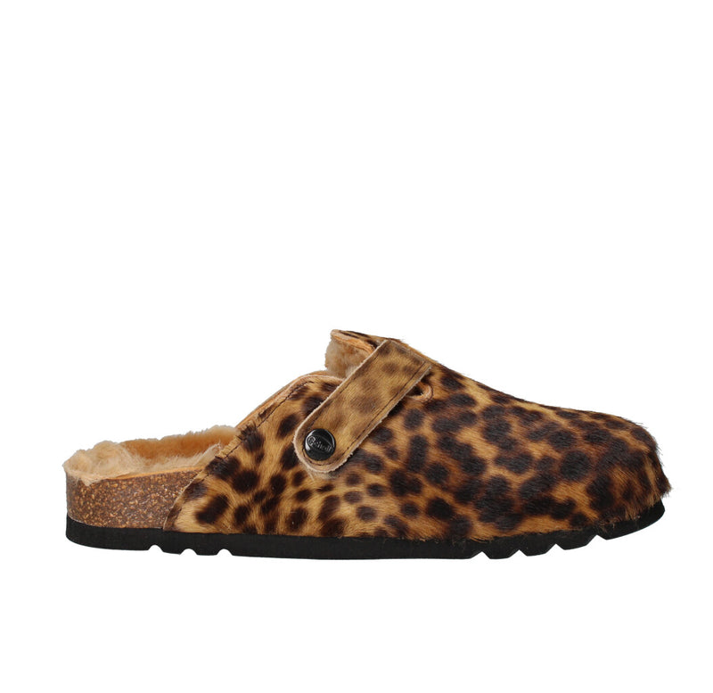 SCHOLL SABOT Donna FAE NEW F318142330 MACULATO BEIGE E NERO