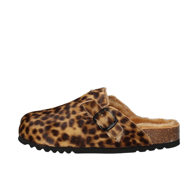 SCHOLL SABOT Donna FAE NEW F318142330 MACULATO BEIGE E NERO