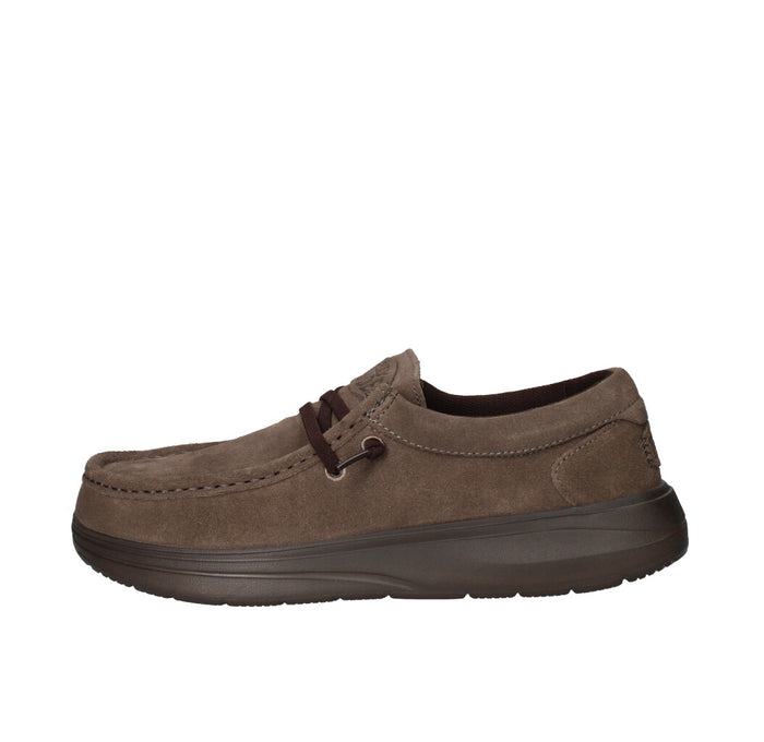 HEY DUDE SNEAKERS  WALLY COMF SUEDE TAUPE