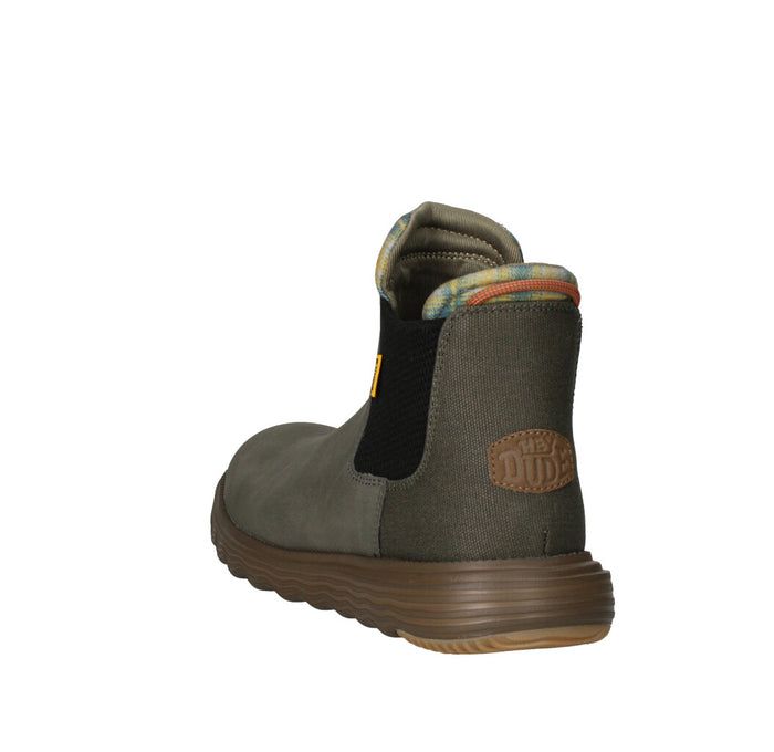 HEY DUDE STIVALETTO  BRANSON CLASSIC VERDE OLIVA