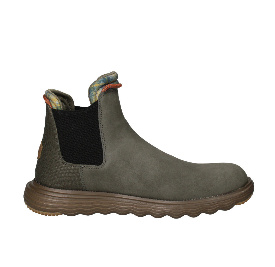 HEY DUDE STIVALETTO  BRANSON CLASSIC VERDE OLIVA