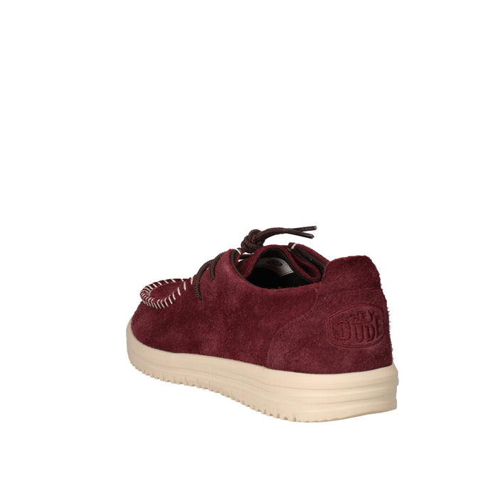 HEY DUDE SNEAKERS  WALLY NXT MOC BORDEAUX