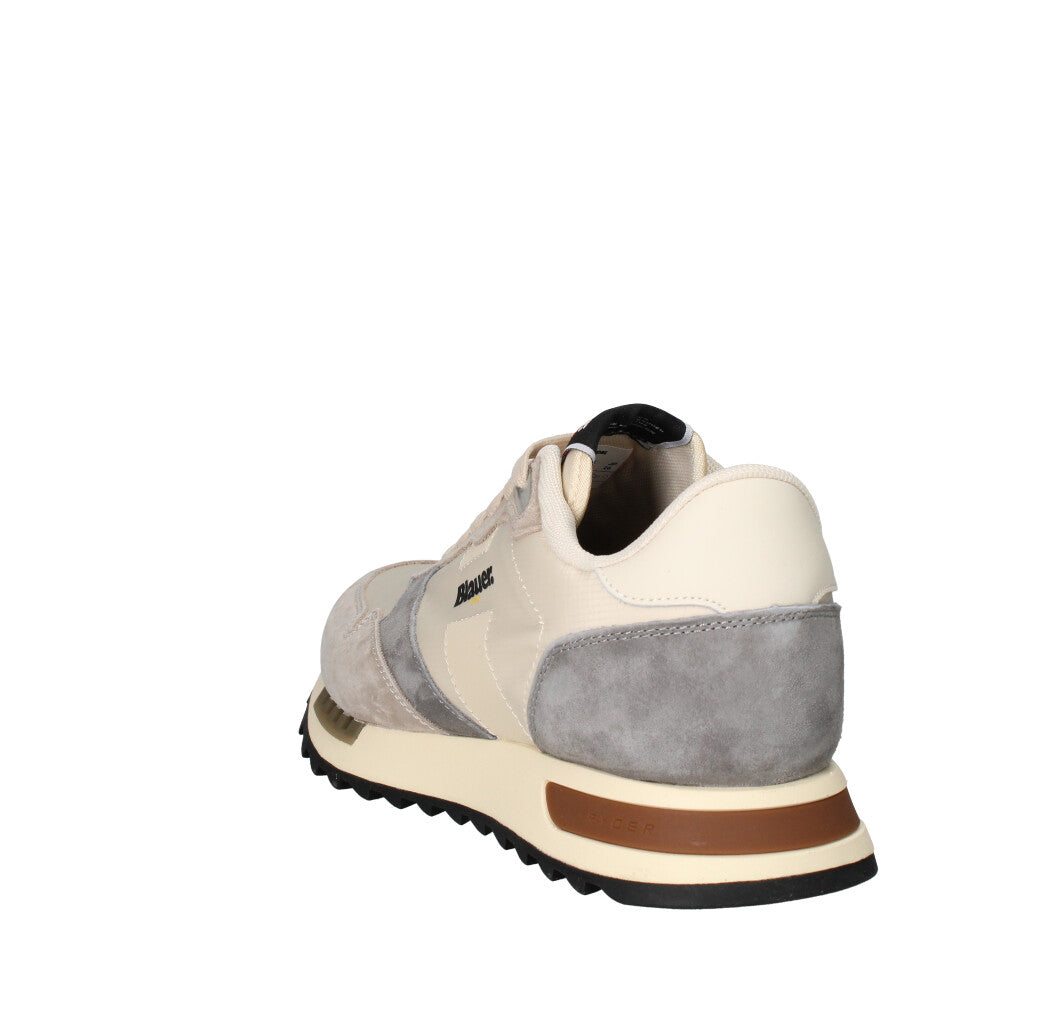 BLAUER. U.S.A. SNEAKERS  S6RYDER01/NYS CREMA E GRIGIO