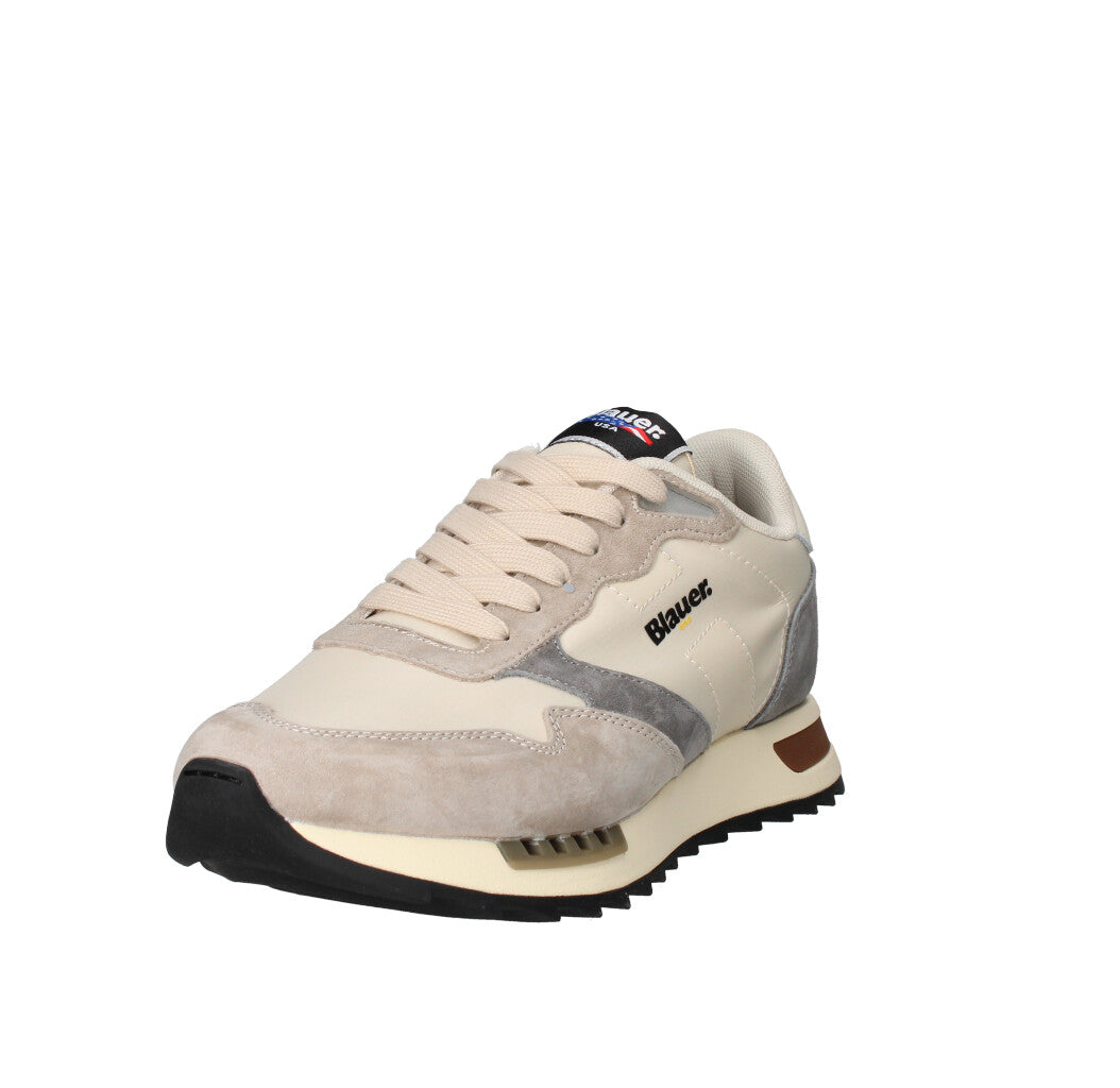 BLAUER. U.S.A. SNEAKERS  S6RYDER01/NYS CREMA E GRIGIO