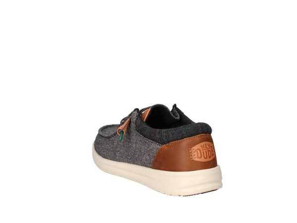 Hey Dude Wally Grip Wool Charcoal Scarpe Uomo Sneakers