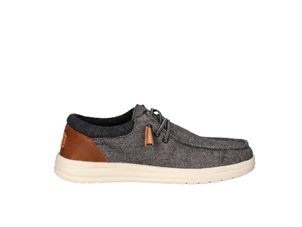 Hey Dude Wally Grip Wool Charcoal Scarpe Uomo Sneakers