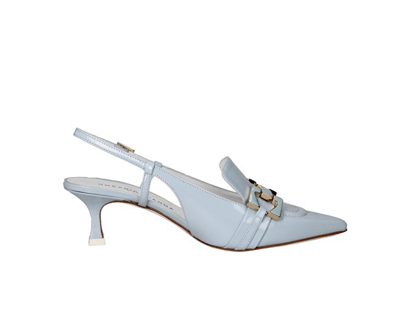 Rosario D Anna Cr129 Celeste Polvere Scarpe Donna Decolletè Slingback