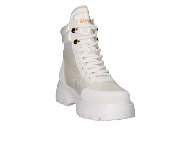 Blauer. U.s.a. F4blanca03/nyp Bianco Scarpe Donna Sneakers