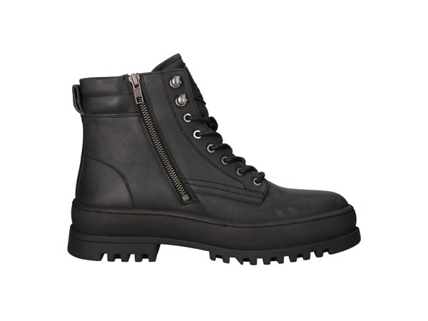 Blauer. U.s.a. F4iuka01/lea Nero Scarpe Uomo Anfibio