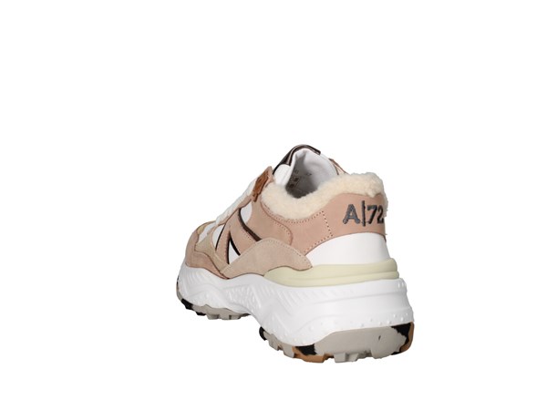 Accademia/72 Ac-040 Beige Bianco E Silver Scarpe Donna Sneakers