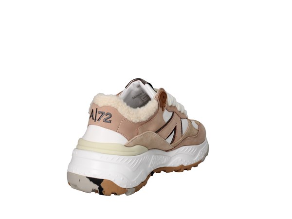 Accademia/72 Ac-040 Beige Bianco E Silver Scarpe Donna Sneakers