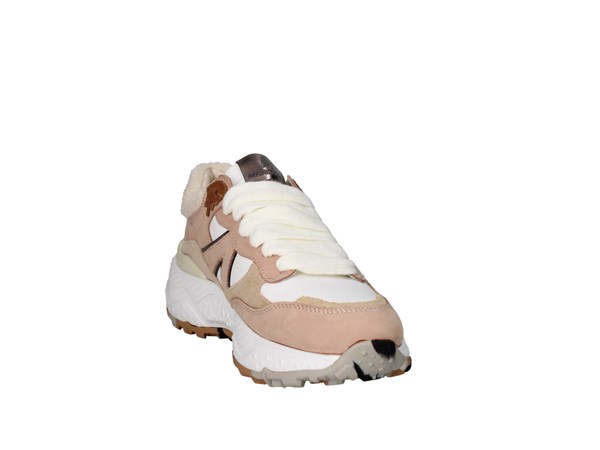 Accademia/72 Ac-040 Beige Bianco E Silver Scarpe Donna Sneakers