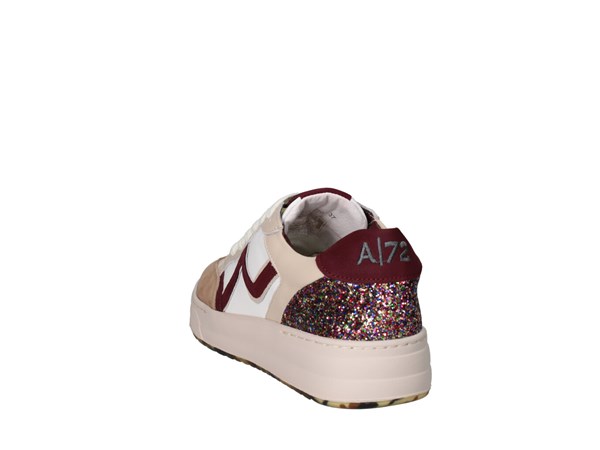 Accademia/72 Ac 032 Nocciola Beige E Bordeaux Scarpe Donna Sneakers