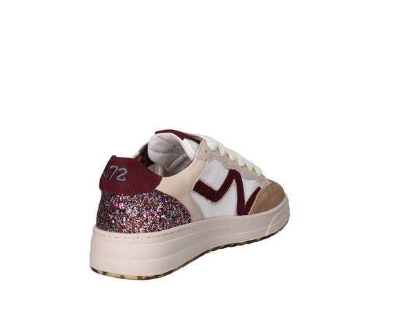 Accademia/72 Ac 032 Nocciola Beige E Bordeaux Scarpe Donna Sneakers