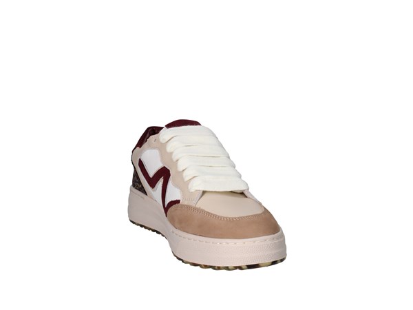 Accademia/72 Ac 032 Nocciola Beige E Bordeaux Scarpe Donna Sneakers