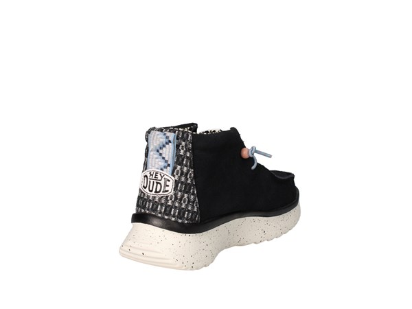 Hey Dude Wendy Peak Hi Suede Black Scarpe Donna Sneakers