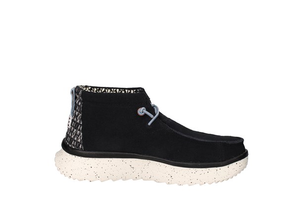 Hey Dude Wendy Peak Hi Suede Black Scarpe Donna Sneakers