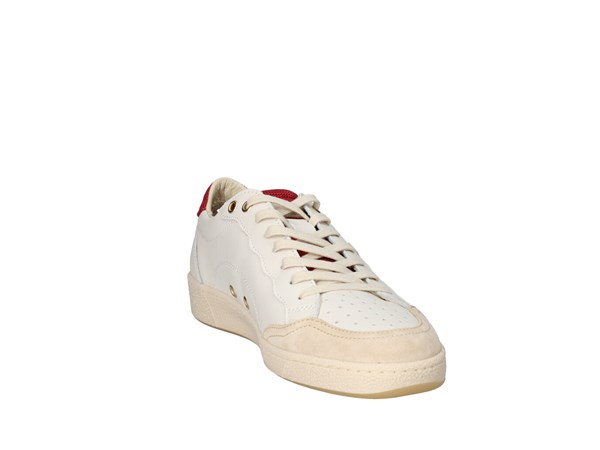 Blauer. U.s.a. S5murray12/lem Crema E Rosso Scarpe Uomo Sneakers